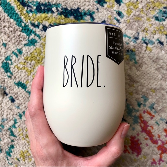 Rae Dunn • Bride • Stainless Steel Wine Glass NWOT - Picture 2 of 7